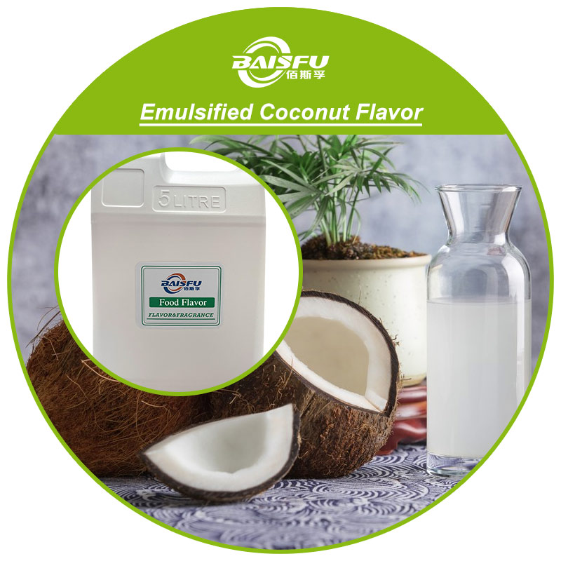 Baisfu Food Grade Emulsified Coconut Flavor Liquid