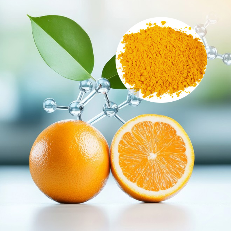 Baisfu Purely natural plant extracts Nobiletin CAS 478-01-3 Orange crystals powder for cosmetic and medicine