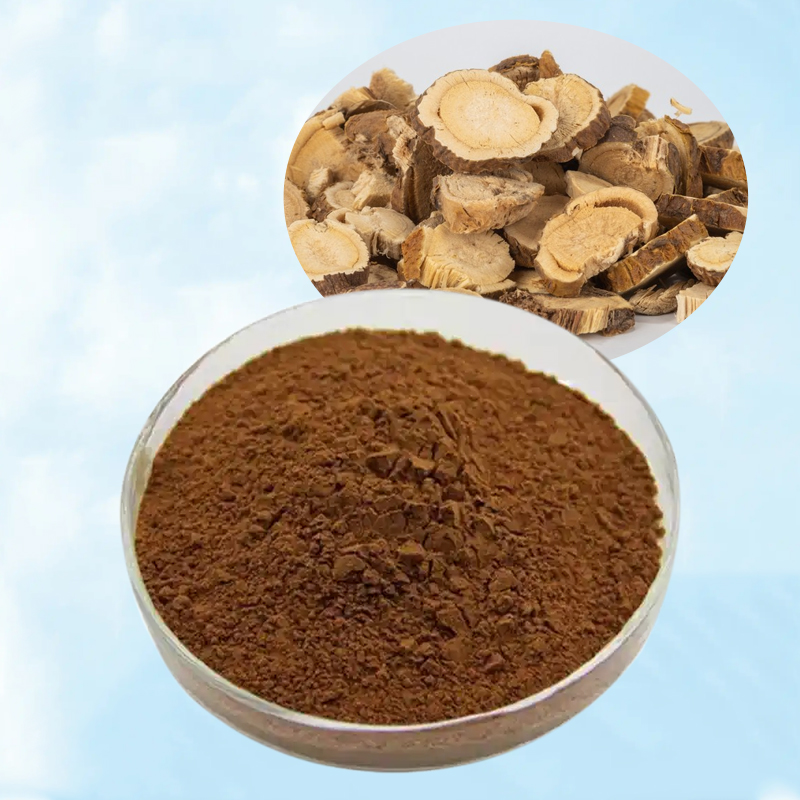 Baisfu Brown powder Sophora Root P.E. 98% sophorae Flavescentis Matrine CAS NO: 519-02-8 used in food and beverages