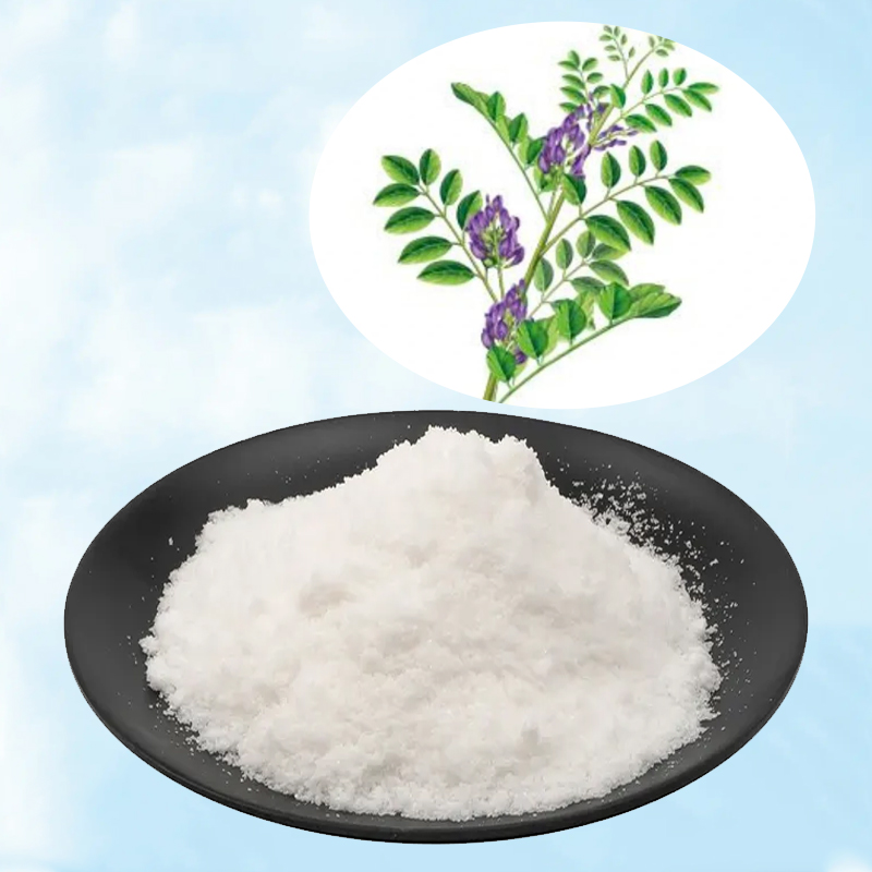 Baisfu Licorice root extract Glycyrrhizic Acid A CAS No.1405-86-3 White Powder 98% for a sweetener use in Cosmetic and cigarette