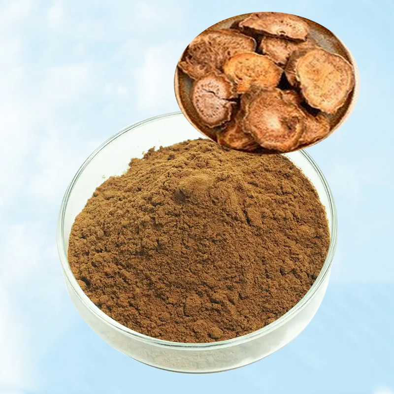 Baisfu Top Quality Specifications 98% Yellow Brown Powder Emodin CAS 518-82-1 use in Medicine and Cosmetics