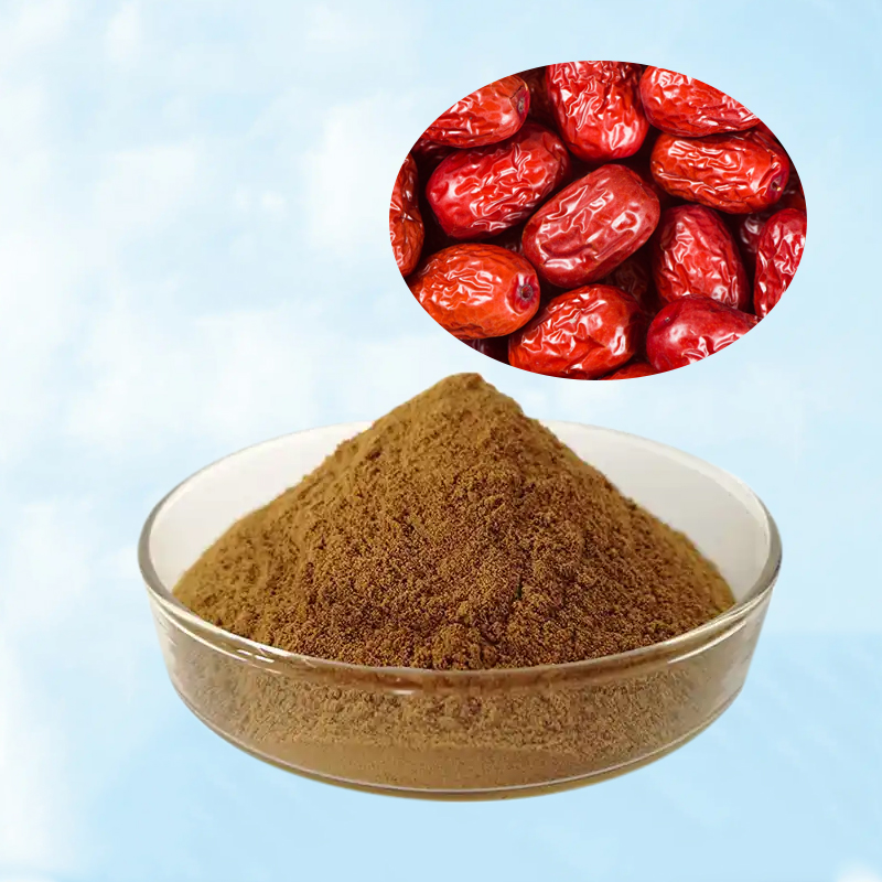 BAISFU natural extract Ziziphus jujube P.E CAS NO.: 55466-05-2 Brown fine powder Jujuboside 2% for Food, health supplements, cosmetics