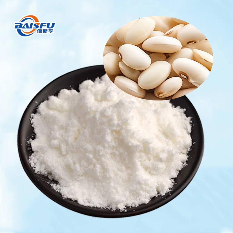 Baisfu Factory Supply White Kidney Bean Extract Powder high quality white fine powder use control body weight and food