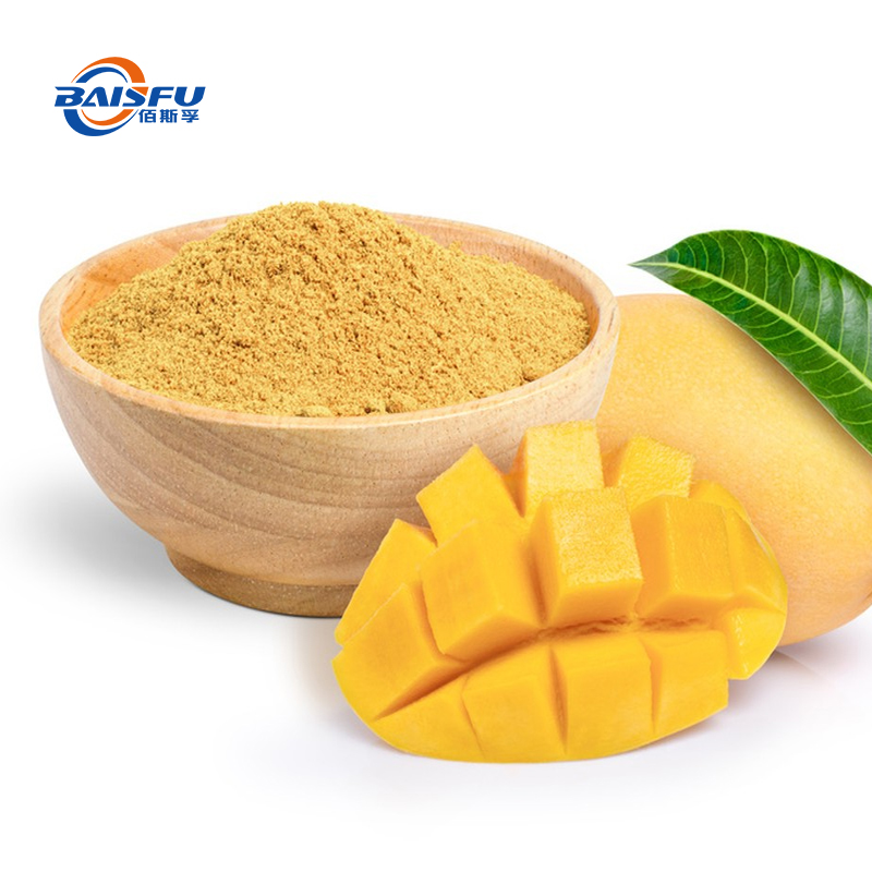 Baisfu Natural Organic Freeze Dried Mango Powder Orange-Yellow Powder Content 99% for Beverages and dairy products