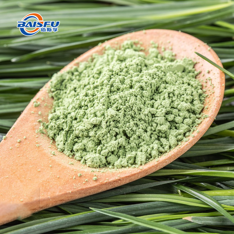 Baisfu Wholesale Barley Sprout Powder High-Quality Green Fine Powder for Functional Foods and Beverages