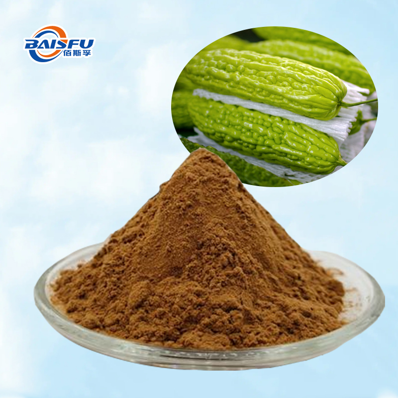 Baisfu Bitter Gourd Extract  Bitter Gourd Saponins 10%, 20%, 30%, 50% Brownish-Yellow Fine Powder for Health Supplements and Food Products