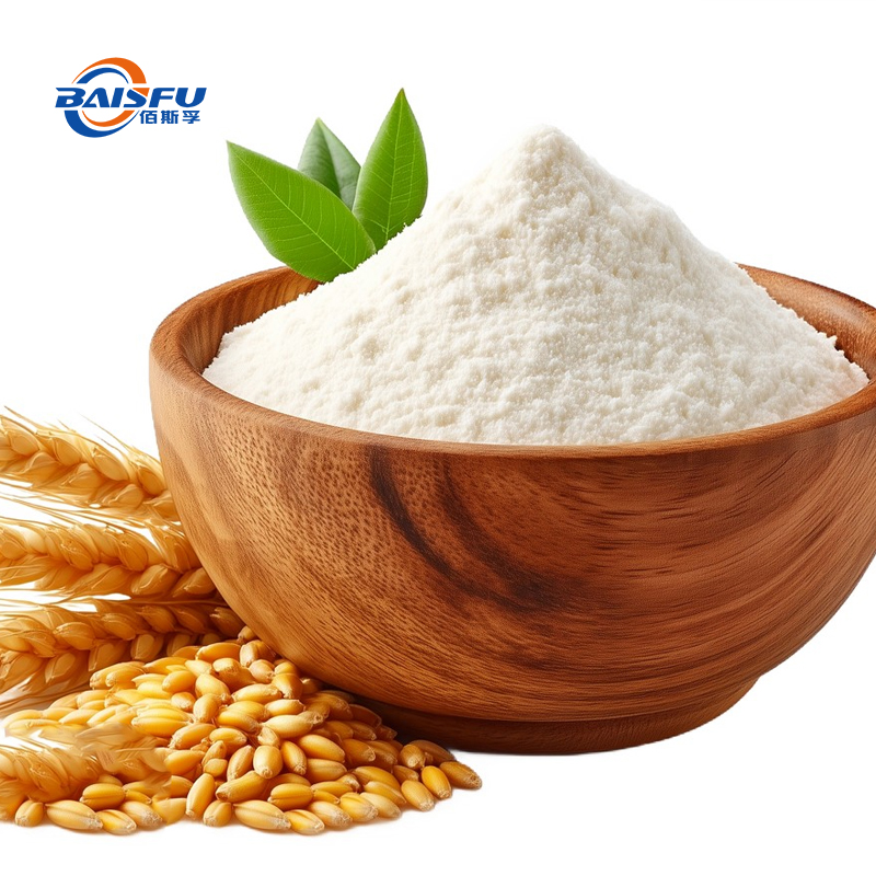 Baisfu Factory Hot Sales Wheat Oligopeptide Water-Soluble White Fine Powder for Food and Skin Care Products