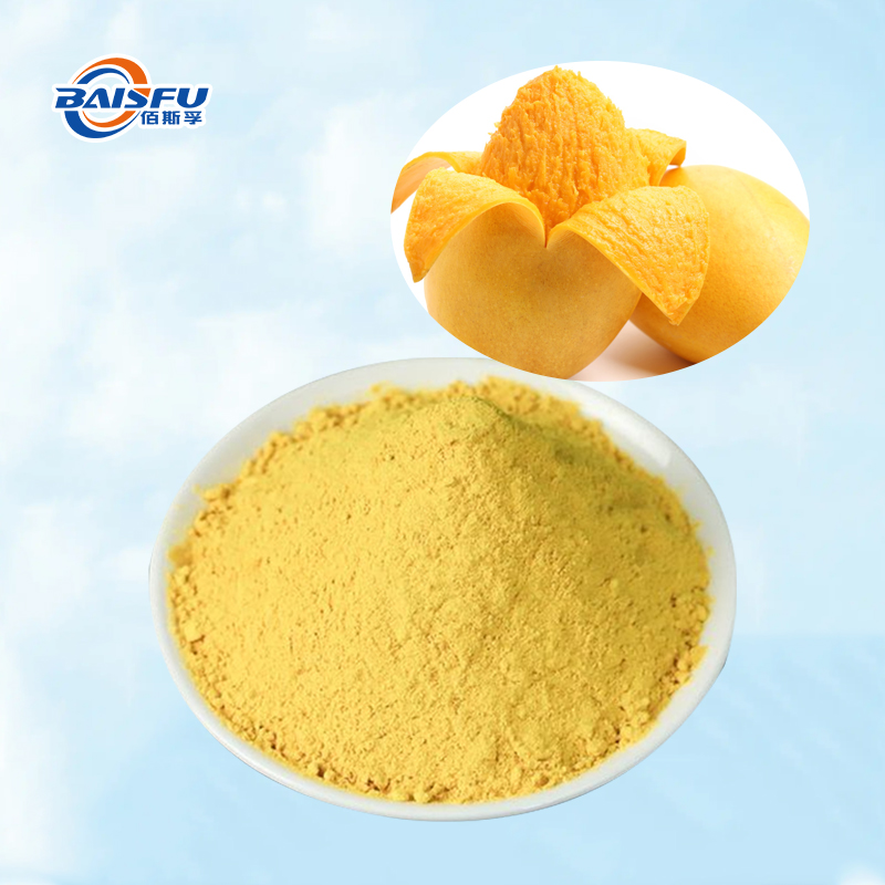 Baisfu High Concentration Freeze-Dried Mango Powder Yellow Powder for Nutritional Supplements and Food Beverage